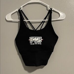 F45 Training Black Crop Top